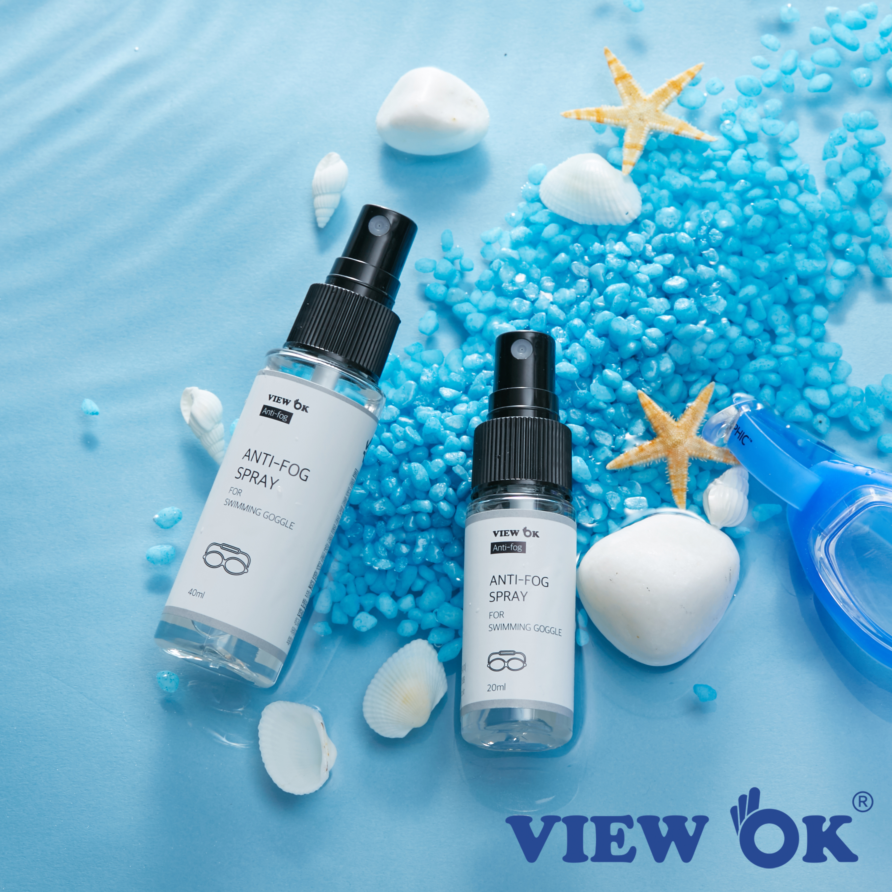 [한정] 뷰오케이 물안경 안티포그액 2+1 기획 세트 (40ml*3개입)